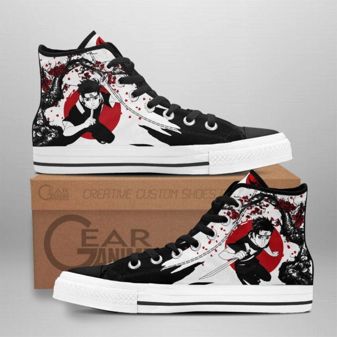 Shisui Uchiha High Top Shoes Custom Naruto Anime Japan Style For Fans