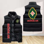 Skovde Aik Sleeveless Puffer Jacket Custom For Fans Gifts Skovde Aik Sleeveless Puffer Jacket Custom For Fans Gifts