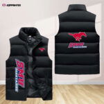 Smu Mustangs Sleeveless Puffer Jacket Custom For Fans Gifts Smu Mustangs Sleeveless Puffer Jacket Custom For Fans Gifts