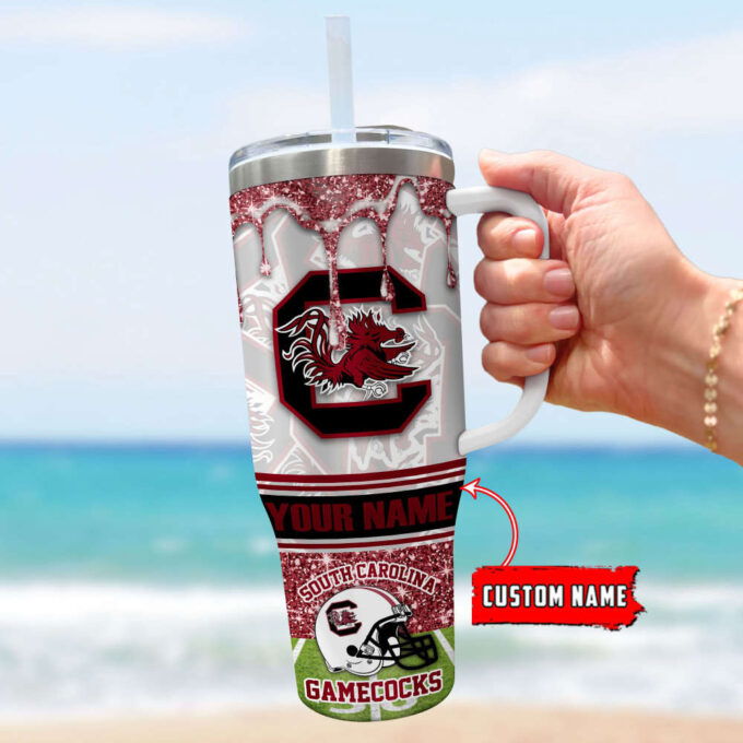 South Carolina Gamecocks NCAA Personalized Stanley Tumbler 40oz Gift for Fans
