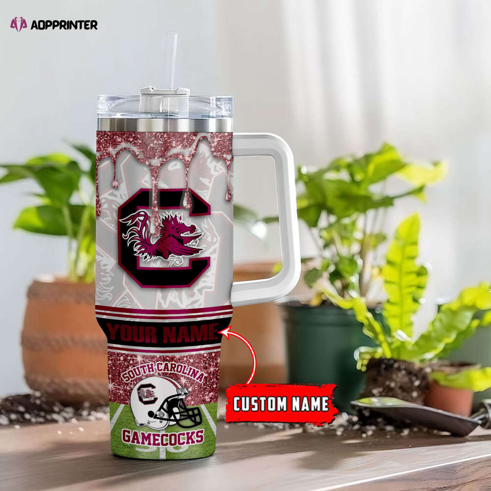 South Carolina Gamecocks NCAA Personalized Stanley Tumbler 40oz Gift for Fans South Carolina Gamecocks NCAA Personalized Stanley Tumbler 40oz Gift for Fans