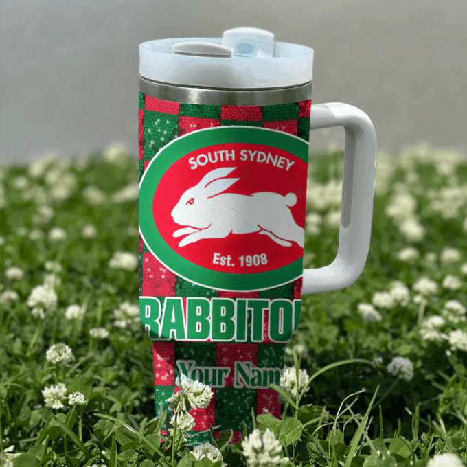 South Sydney Rabbitohs NRL Personalized Stanley Tumbler 40oz Gift for Fans