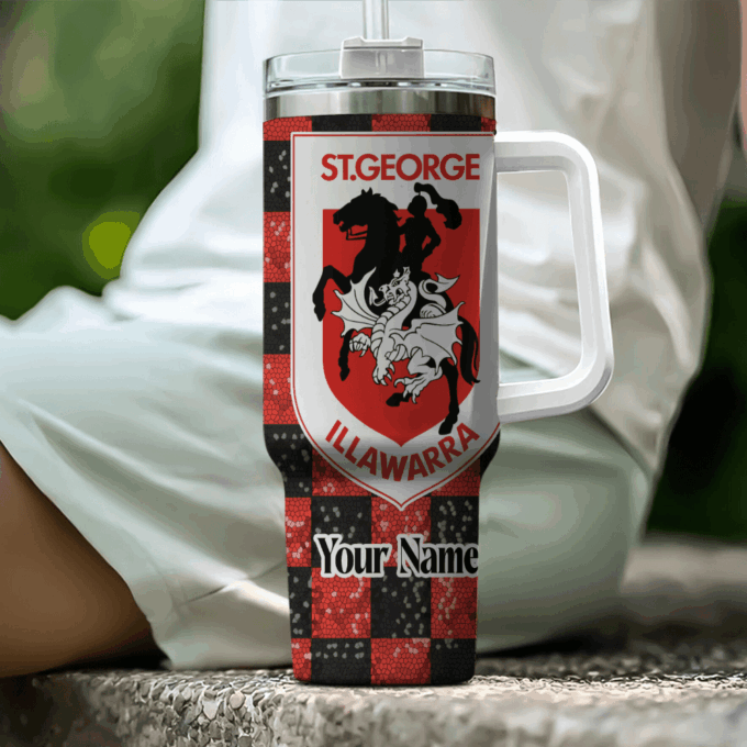 St. George Illawarra Dragons NRL Personalized Stanley Tumbler 40oz Gift for Fans