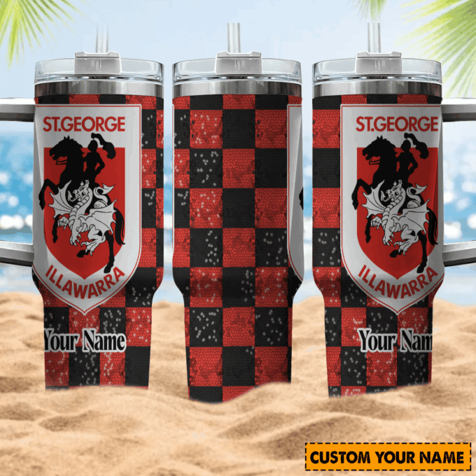 St. George Illawarra Dragons NRL Personalized Stanley Tumbler 40oz Gift for Fans