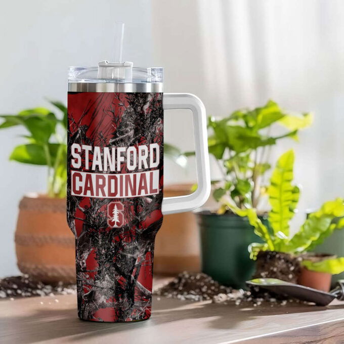 Stanford Cardinal NCAA Hunting Personalized Stanley Tumbler 40oz Gift for Fans