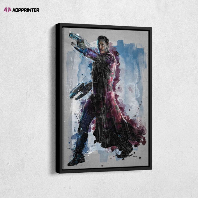 Star-Lord Poster Marvel Comics Framed Wall Art Home Decor Canvas Print Artwork