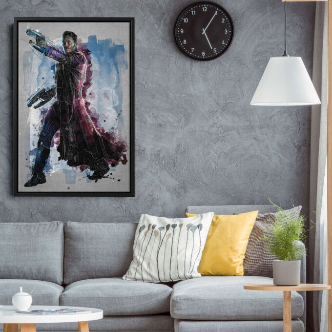 Star-Lord Poster Marvel Comics Framed Wall Art Home Decor Canvas Print Artwork