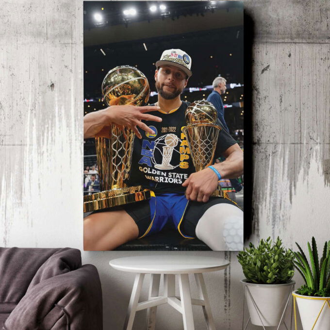 Stephen Curry Poster NBA Champion Poster MVP Golden State Warriors