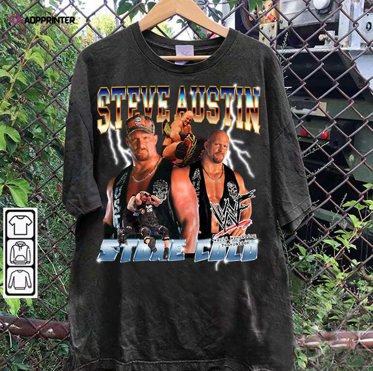 Steve Austin TShirt – Stone Cold Sweatshirt – American Professional Wrestler TeeUnisex Shirt Steve Austin TShirt – Stone Cold Sweatshirt – American Professional Wrestler TeeUnisex Shirt
