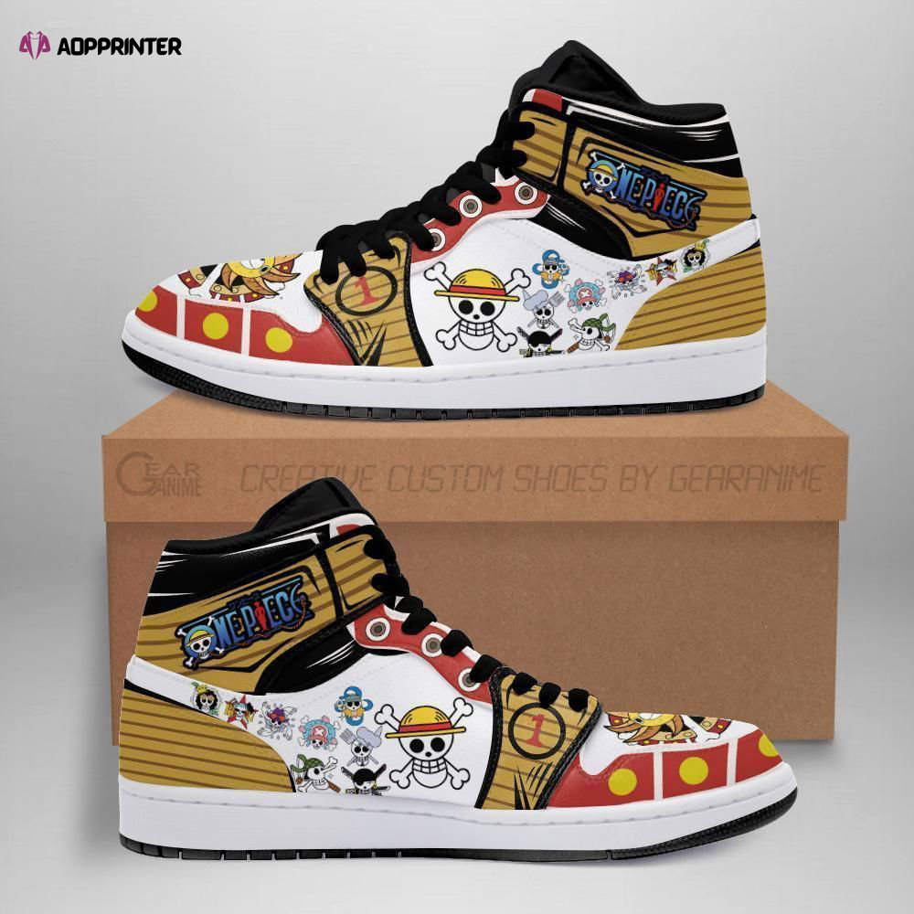 Straw Hat Shoes Jolly Roger High Top Boots One Piece Anime Sneakers Gifts Straw Hat Shoes Jolly Roger High Top Boots One Piece Anime Sneakers Gifts