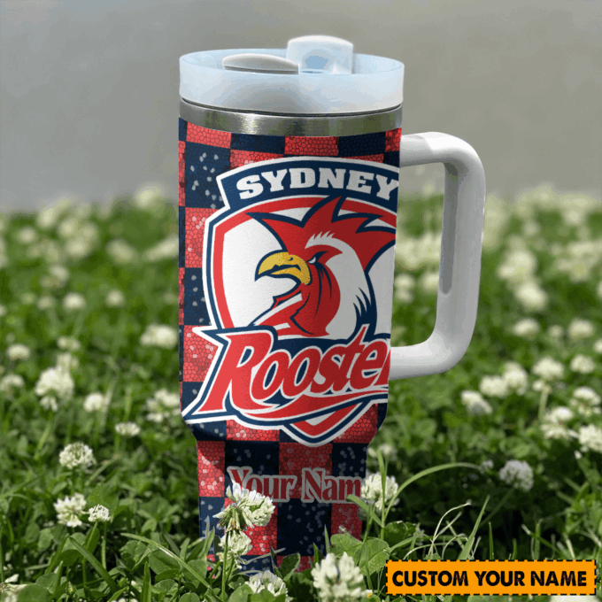 Sydney Roosters NRL Personalized Stanley Tumbler 40oz Gift for Fans