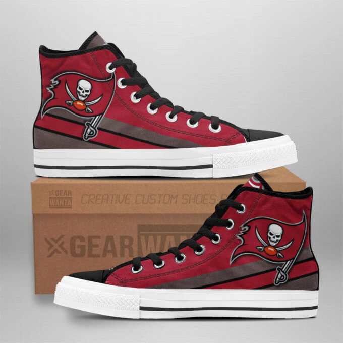 Tampa Bay Buccaneers High Top Shoes Custom For Fans