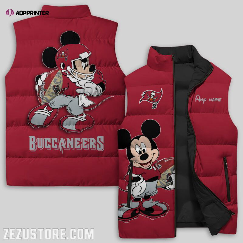 Tampa Bay Buccaneers NFL Sleeveless Puffer Jacket Custom For Fans Gifts Tampa Bay Buccaneers NFL Sleeveless Puffer Jacket Custom For Fans Gifts