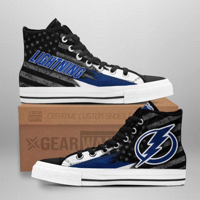 Tampa Bay Lightning High Top Shoes Custom For Fans
