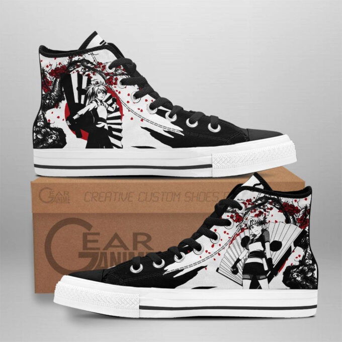 Temari High Top Shoes Custom Naruto Anime Japan Style For Fans