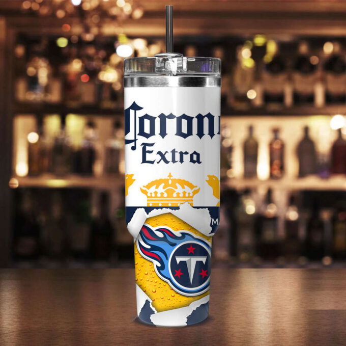 Tennessee Titans NFL Corona Extra Personalized Stanley Tumbler 40Oz Gift for Fans