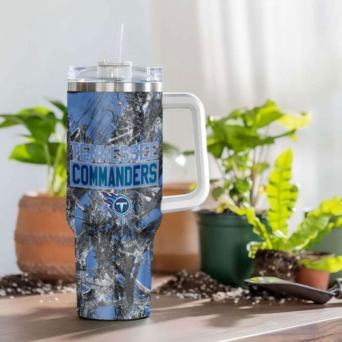 Tennessee Titans NFL Hunting Personalized Stanley Tumbler 40oz Gift for Fans