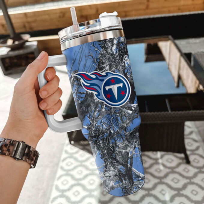 Tennessee Titans NFL Hunting Personalized Stanley Tumbler 40oz Gift for Fans