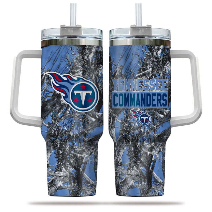 Tennessee Titans NFL Hunting Personalized Stanley Tumbler 40oz Gift for Fans