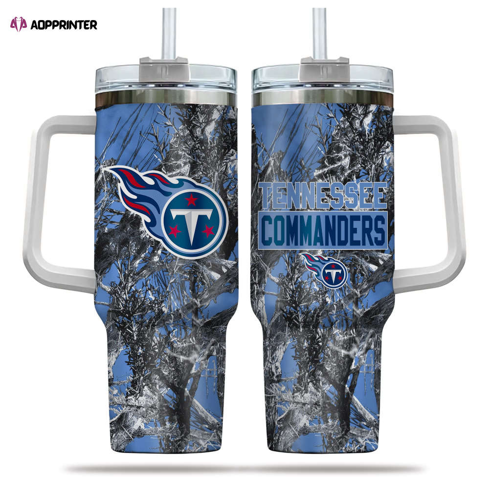 Tennessee Titans NFL Hunting Personalized Stanley Tumbler 40oz Gift for Fans Tennessee Titans NFL Hunting Personalized Stanley Tumbler 40oz Gift for Fans