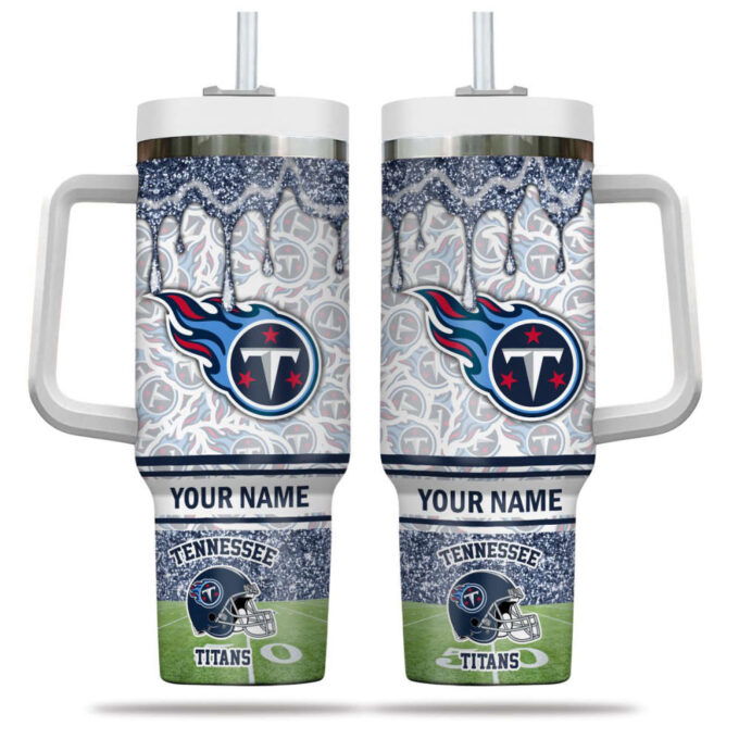 Tennessee Titans NFL Personalized Stanley Tumbler 40oz Gift for Fans