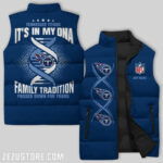 Tennessee Titans NFL Sleeveless Puffer Jacket Custom For Fans Gifts