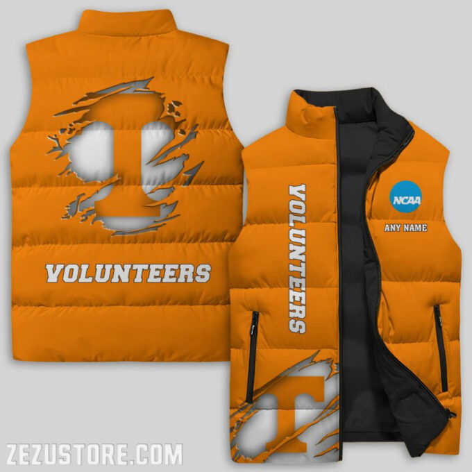 Tennessee Volunteers NCAA Sleeveless Puffer Jacket Custom For Fans Gifts