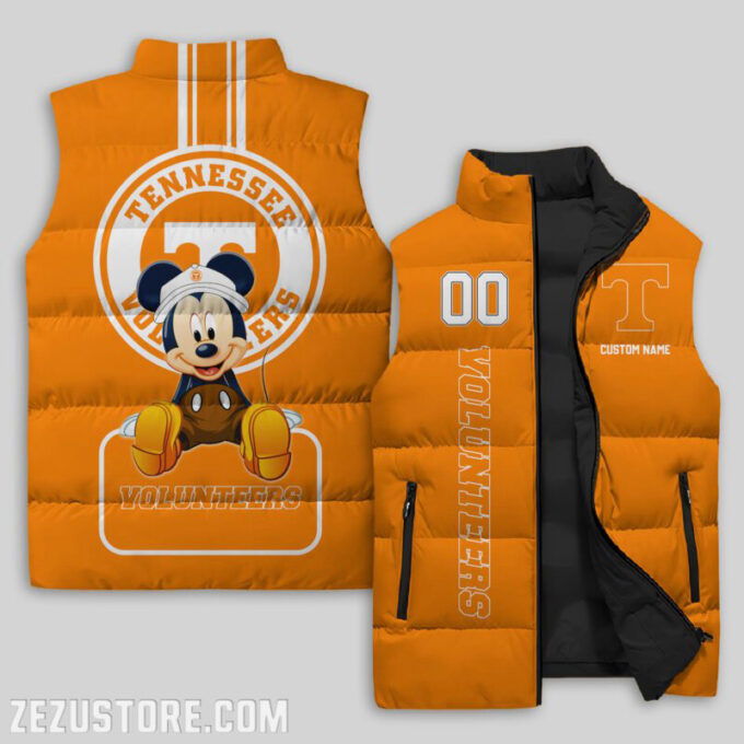Tennessee Volunteers NCAA Sleeveless Puffer Jacket Custom For Fans Gifts
