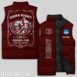 Texas A&M Aggies NCAA Sleeveless Puffer Jacket Custom For Fans Gifts