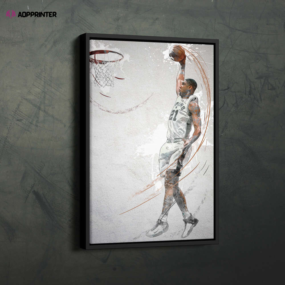 Tim Duncan Poster Dunk San Antonio Spurs NBA Framed Wall Art Home Decor Canvas Print Artwork Tim Duncan Poster Dunk San Antonio Spurs NBA Framed Wall Art Home Decor Canvas Print Artwork