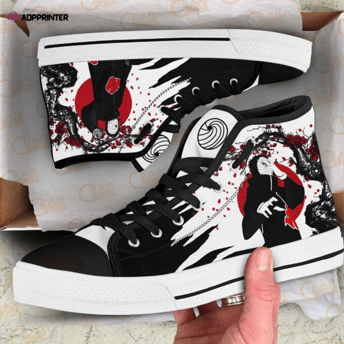 Tobi High Top Shoes Custom Naruto Anime Japan Style For Fans