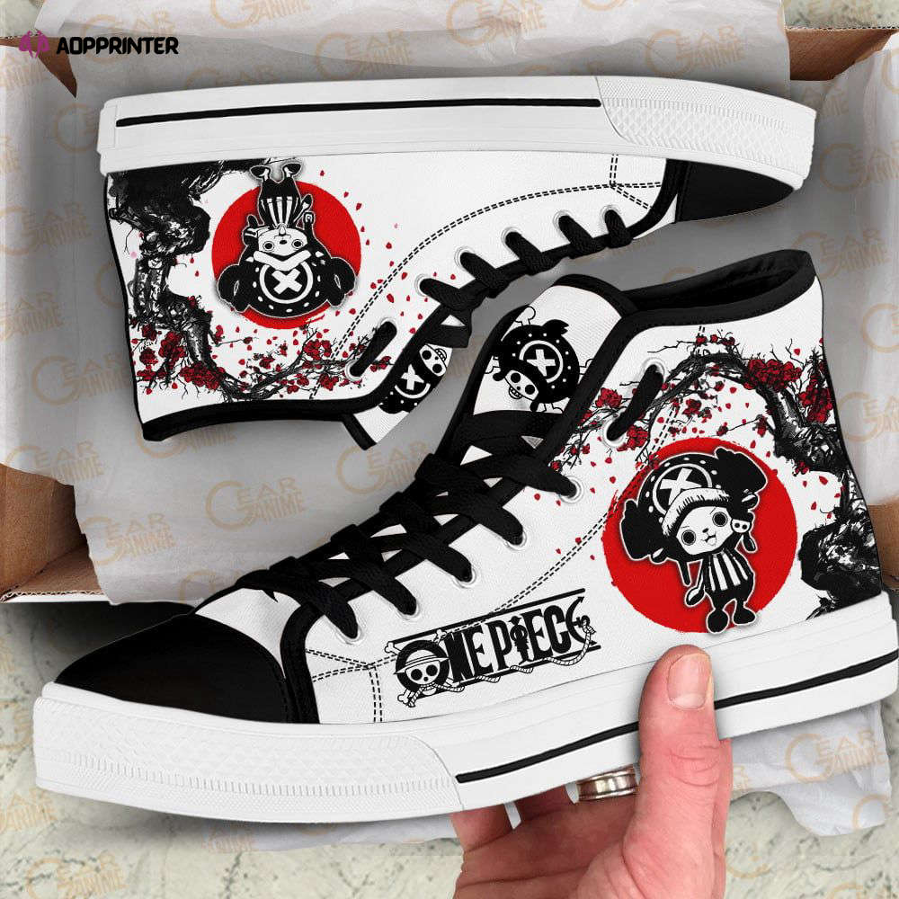 Tony Tony Chopper High Top Shoes Japan Style For Fans One Piece Anime Tony Tony Chopper High Top Shoes Japan Style For Fans One Piece Anime