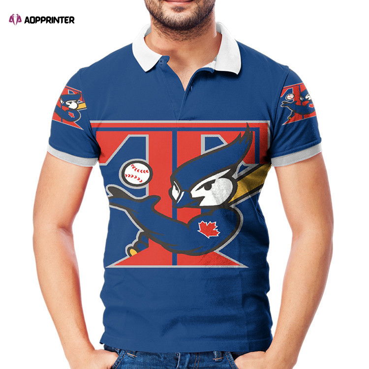 Toronto Blue Jays Danny Mascot3 3D Gift for Fans Polo Shirt Toronto Blue Jays Danny Mascot3 3D Gift for Fans Polo Shirt