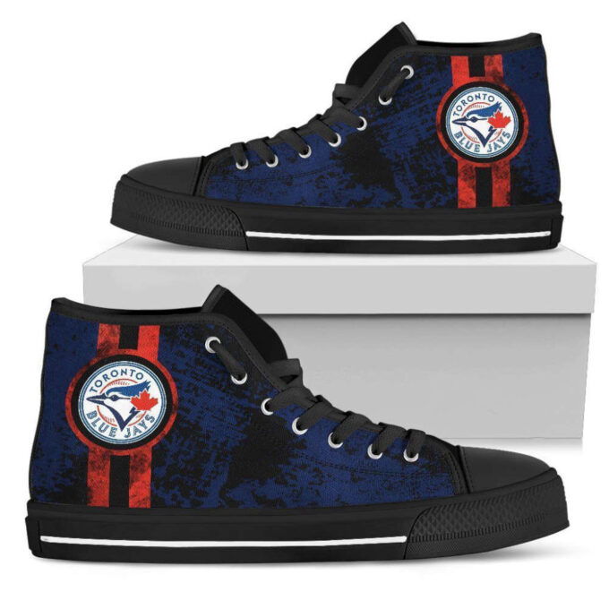Toronto Blue Jays MLB Baseball Custom Canvas High Top Shoes