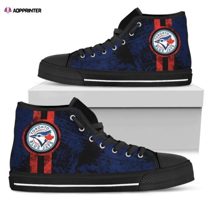 Toronto Blue Jays MLB Baseball Custom Canvas High Top Shoes