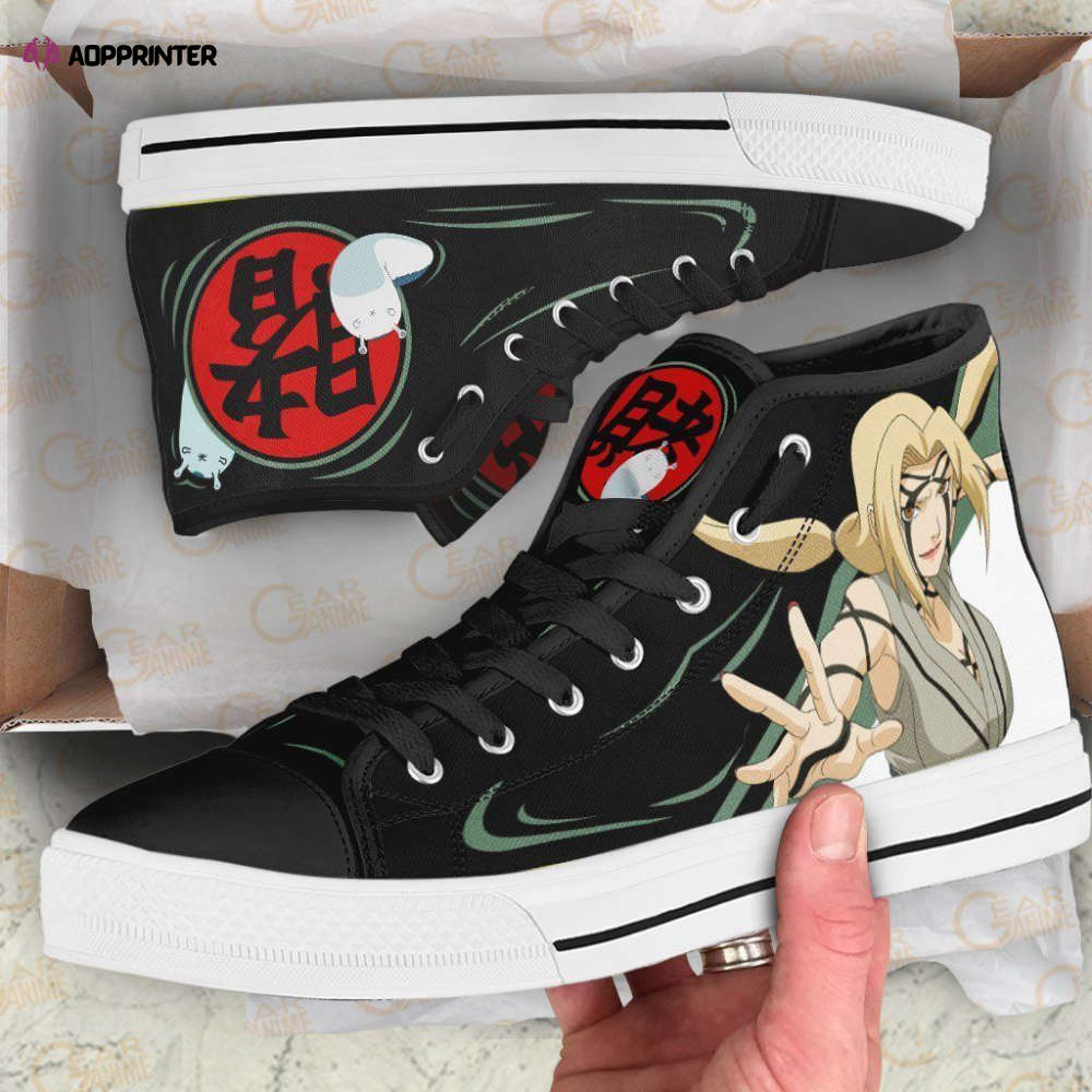 Tsunade Hokage High Top Shoes Custom Naruto Anime For Fans Tsunade Hokage High Top Shoes Custom Naruto Anime For Fans