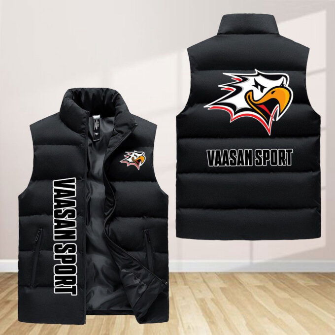 Vaasan Sport Sleeveless Puffer Jacket Custom For Fans Gifts