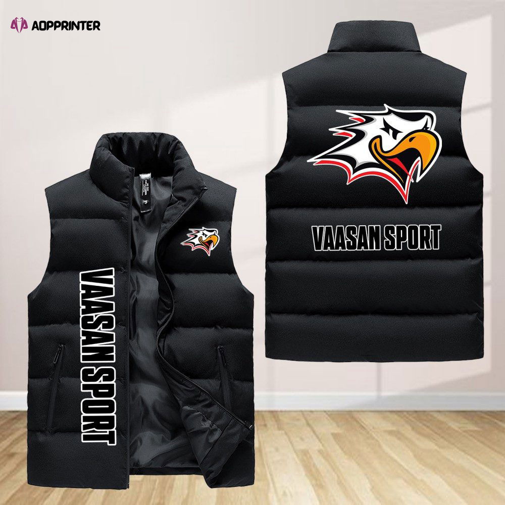 Vaasan Sport Sleeveless Puffer Jacket Custom For Fans Gifts Vaasan Sport Sleeveless Puffer Jacket Custom For Fans Gifts