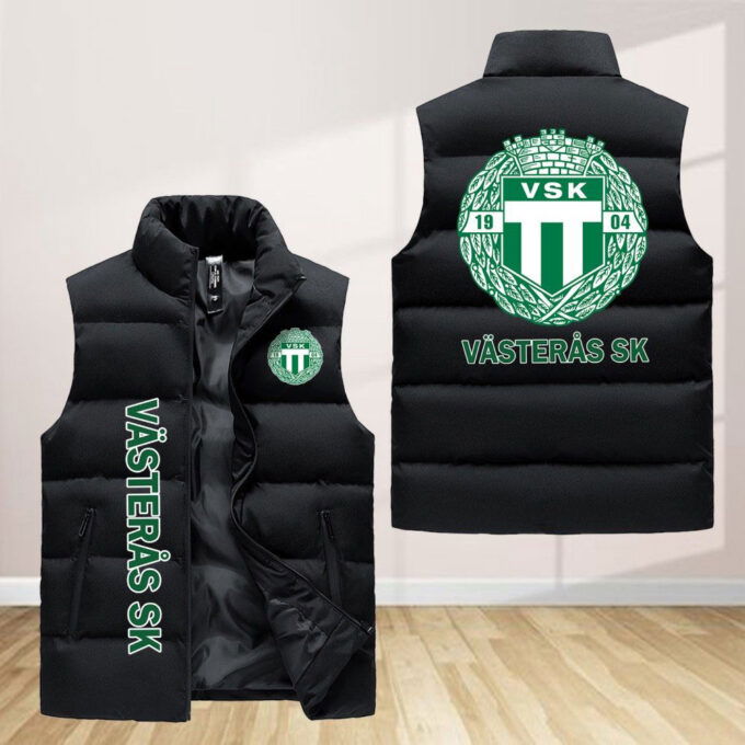Vasteras Sk Sleeveless Puffer Jacket Custom For Fans Gifts