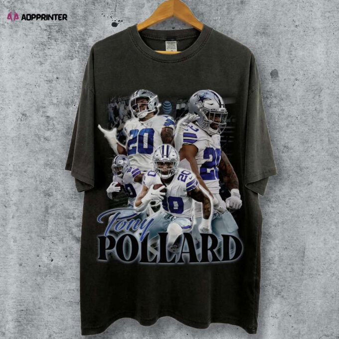Vintage 90s Tony Pollard T-Shirt Tony Pollard Tee Retro Tony Pollard T-Shirt Football T-Shirt Sport T-Shirt