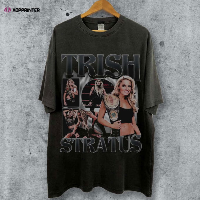 Vintage 90s trish stratus T-Shirt trish stratus Vintage tee Boxing Gift For Women and Man Unisex T-Shirt