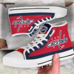 Washington Capitals High Top Canvas Shoes Custom For Fans