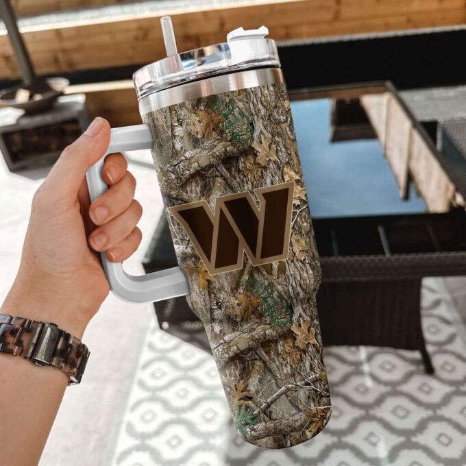 Washington Commanders NFL Hunting Tumbler Stanley Tumbler 40oz Gift for Fans