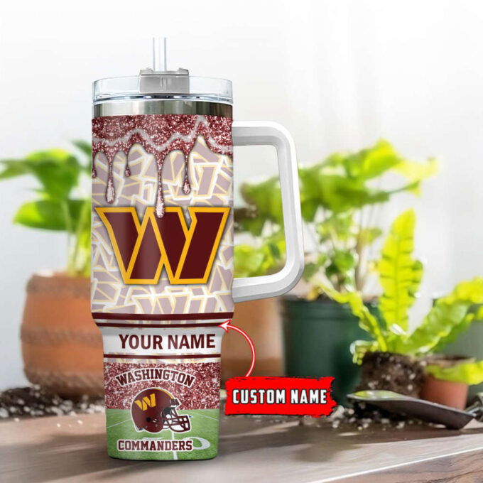 Washington Commanders NFL Personalized Stanley Tumbler 40oz Gift for Fans