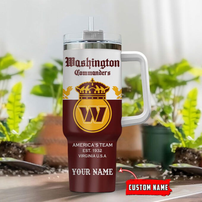Washington Commanders Personalized NFL Corona Extra 40oz Stanley Tumbler Gift for Fans