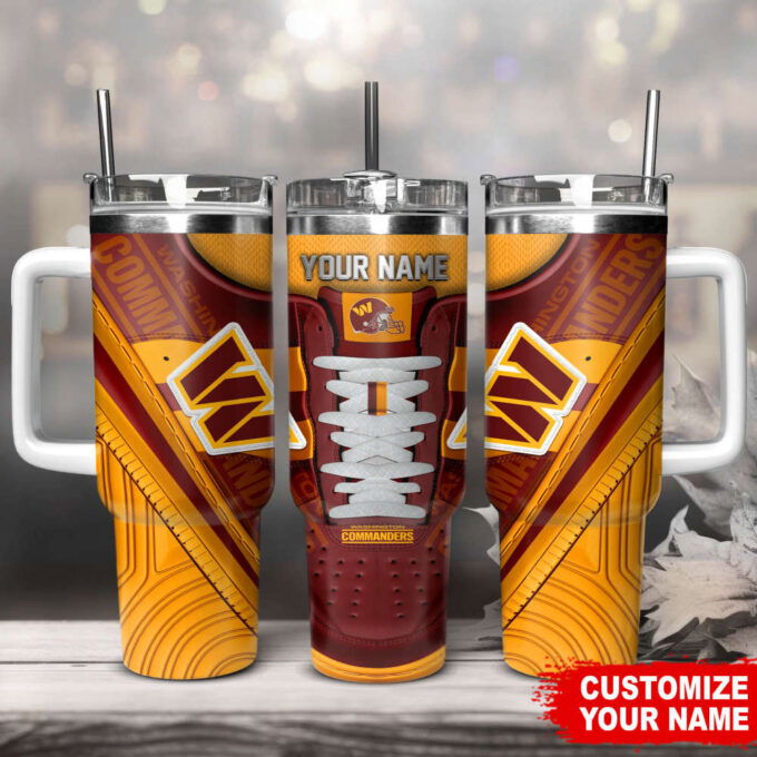 Washington Commanders Sneaker NFL Personalized Stanley Tumbler 40Oz Gift for Fans