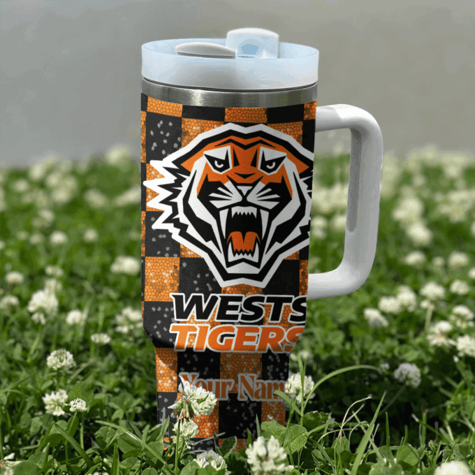 Wests Tigers NRL Personalized Stanley Tumbler 40oz Gift for Fans