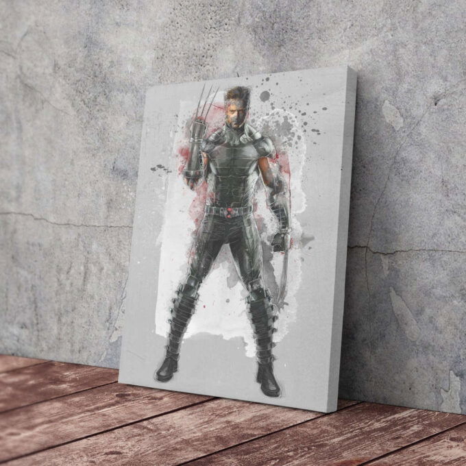 Wolverine Poster Marvel Comics Canvas Wall Art Home Decor Framed Poster Man Cave Gift