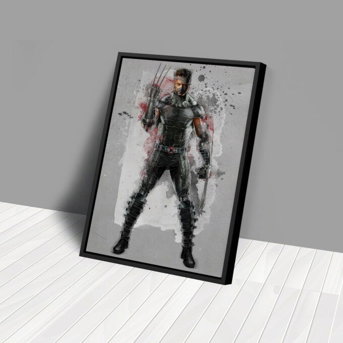 Wolverine Poster Marvel Comics Canvas Wall Art Home Decor Framed Poster Man Cave Gift