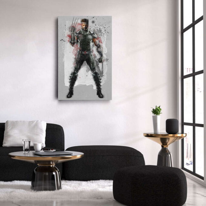 Wolverine Poster Marvel Comics Canvas Wall Art Home Decor Framed Poster Man Cave Gift